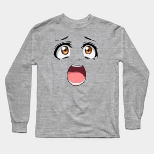 Anime face Long Sleeve T-Shirt